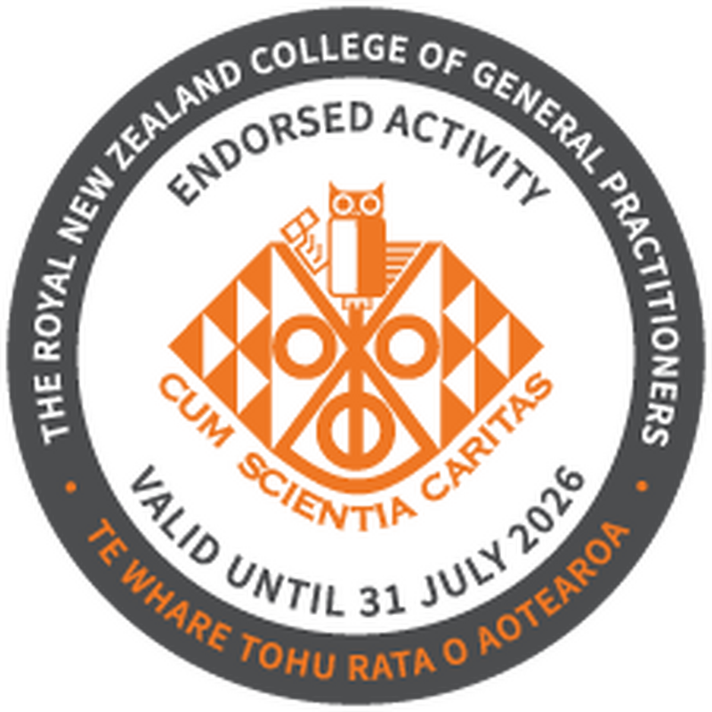 Royal New Zealand College of GPs endorsed activity logo